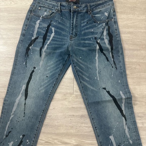 **NEW** Sneaks Streetwear Jeans sz 34x32 - Picture 2 of 6